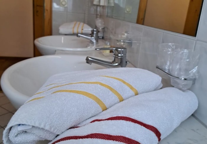 Handtücher vorhanden