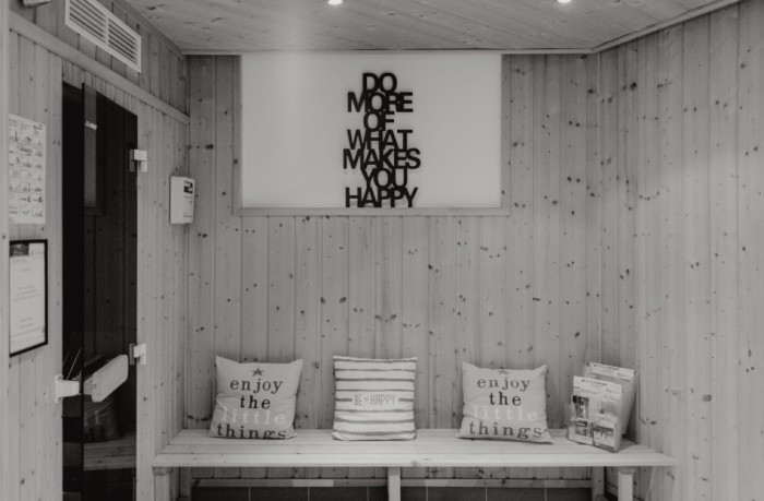 Dekoration im Wellnessbereich