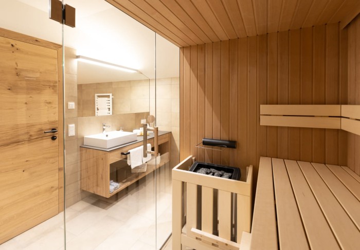 Sauna im Badezimmer
