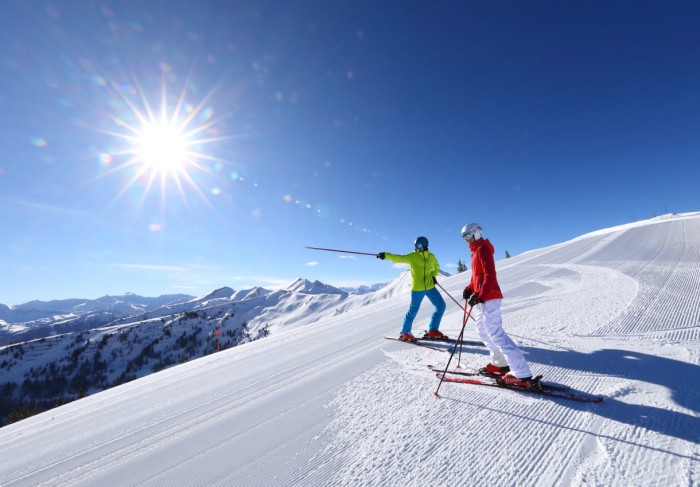 Skifahrer auf Piste © TVB Großarl