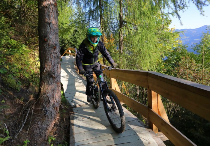 Ride auf dem Single Trail an der Hochbrandbahn © www.grossartal.info