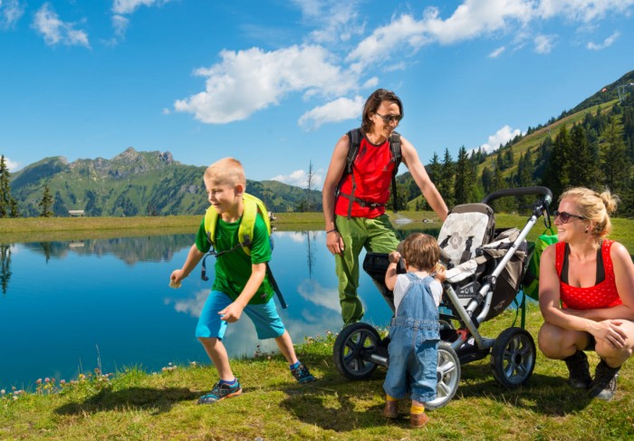 Kinderwagentaugliche Wanderwege © www.grossartal.info