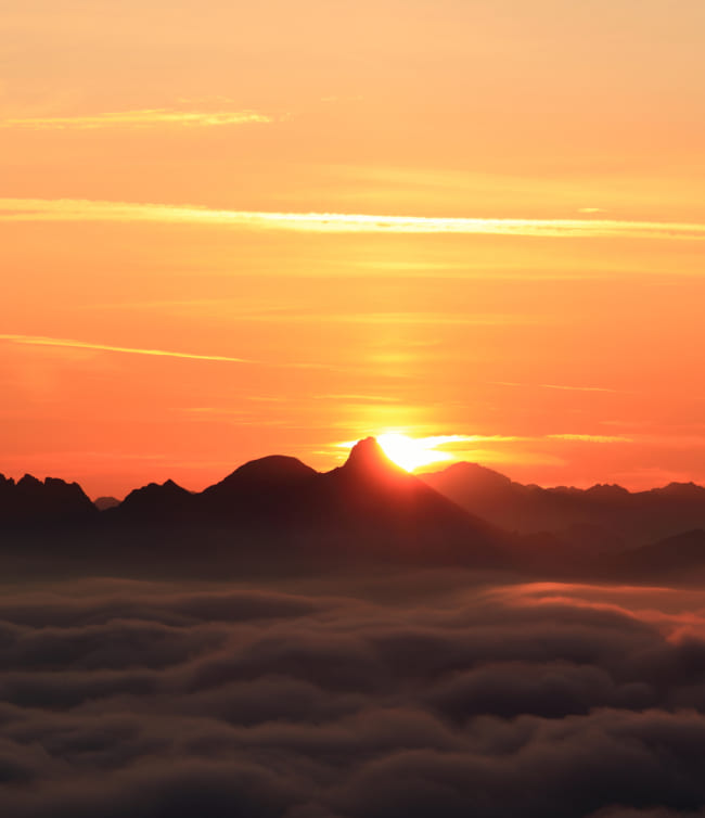 Sonnenuntergang in Großarl © TVB Großarltal