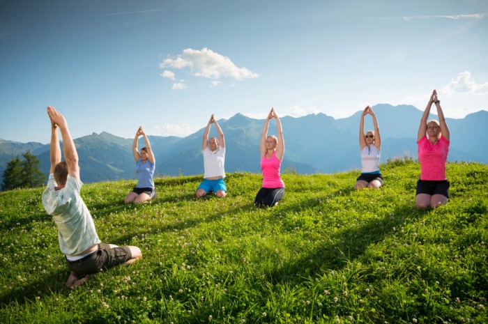 Yoga Wandern mit Berg Gesund © www.grossarltal.info