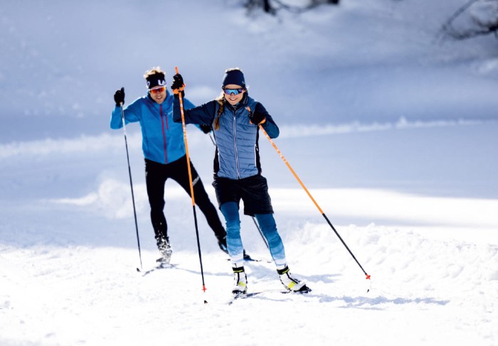 Langläufer bei strahlendem Sonnenschein © Intersport Austria