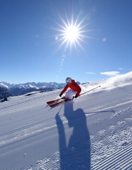Skiurlaub an der Skipiste © www.grossarltal.info