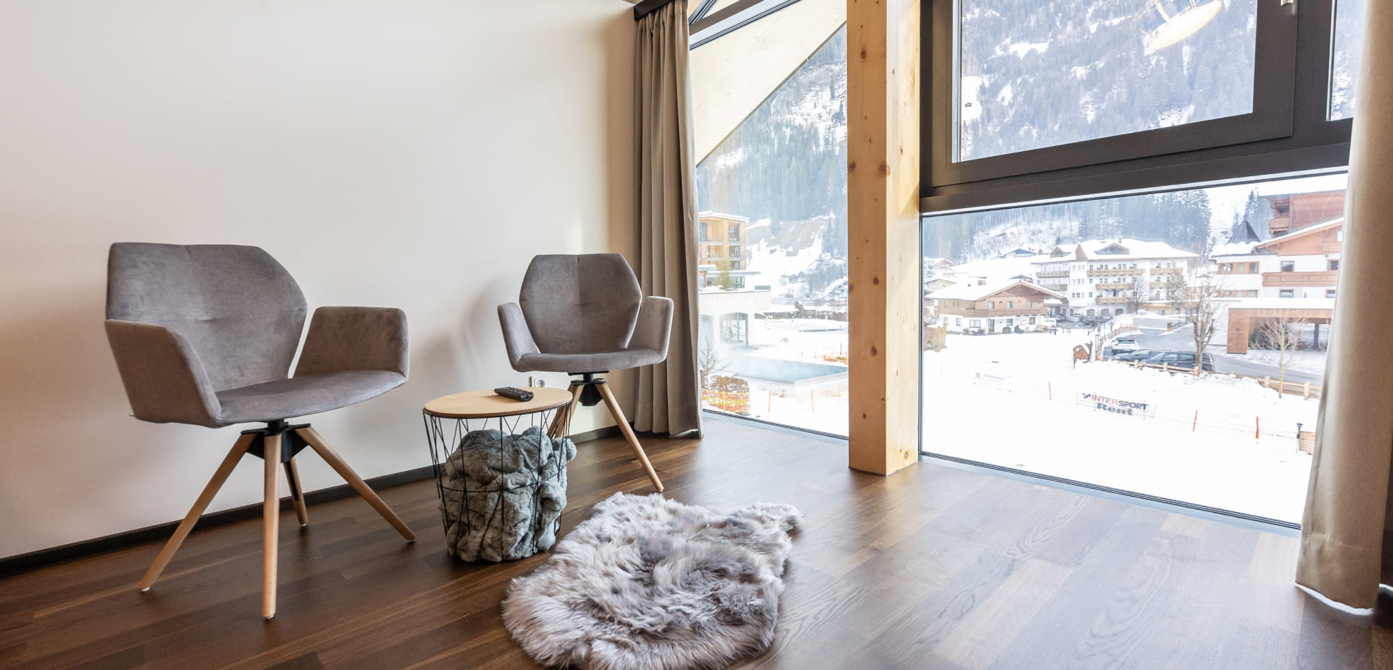 Appartement Lackner in Großarl - gemütliche Sitzecke