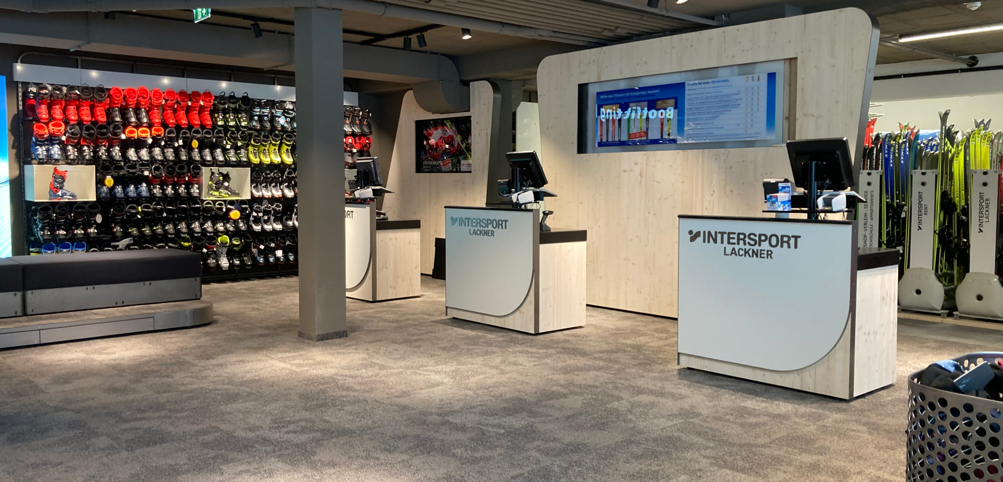 Skiverleih bei Intersport Lackner